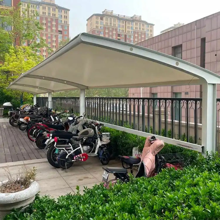 汉源县膜结构电动车棚